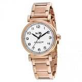 Coach Madison White Dial Rose Gold Steel Strap Watch for Women - 14502398 Authentic Buy Shop Now