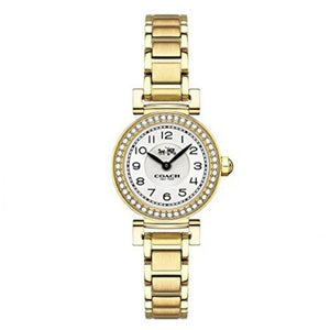 Coach Madison White Dial Gold Steel Strap Watch for Women - 14502403 Authentic Buy Shop Now