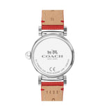Coach Madison White Dial Red Leather Strap Watch for Women - 14502407 Authentic Buy Shop Now