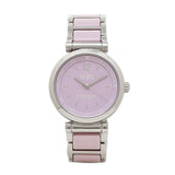 Coach Tristent Purple Dial Two Tone Steel Strap Watch for Women - 14502461 Authentic Buy Shop Now