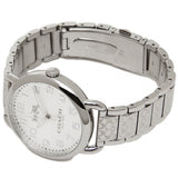 Coach Delancey White Dial Silver Steel Strap Watch for Women - 14502495 Authentic Buy Shop Now