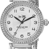 Coach Madison White Dial Silver Mesh Bracelet Watch for Women - 14502651 Authentic Buy Shop Now