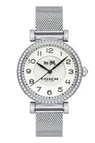 Coach Madison White Dial Silver Mesh Bracelet Watch for Women - 14502651 Authentic Buy Shop Now