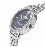 Coach Glitz Blue Dial Silver Steel Strap Watch for Women - 14502693 Authentic Buy Shop Now