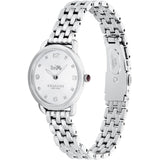 Coach Delancey Slim Silver Dial Silver Steel Strap Watch for Women - 14502781 Authentic Buy Shop Now
