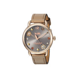 Coach Delancey Grey Dial Brown Leather Strap Watch for Women - 14502797 Authentic Buy Shop Now
