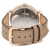 Coach Delancey Grey Dial Grey Leather Strap Watch For Women - 14502797 Authentic Buy Shop Now
