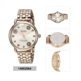 Coach Delancey White Dial Rose Gold Steel Strap Watch for Women - 14502811 Authentic Buy Shop Now