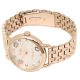 Coach Delancey White Dial Rose Gold Steel Strap Watch for Women - 14502811 Authentic Buy Shop Now