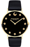 Coach Perry Black Dial Black Leather Strap Watch for Women - 14503042 Authentic Buy Shop Now
