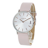 Coach Perry White Dial Pink Leather Strap Watch for Women - 14503118 Authentic Buy Shop Now
