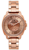 Coach Mini Boyfriend Rose Gold Dial Rose Gold Steel Strap Watch for Women - 14501701 Authentic Buy Shop Now