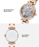 Coach Park Crystal Dial Rose Gold Steel Strap Watch for Women - 14503226 Authentic Buy Shop Now