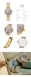 Coach Park Blue Dial Gold Steel Strap Watch for Women - 14503225 Authentic Buy Shop Now