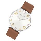Coach Perry White Dial Brown Leather Strap Watch for Women - 14503242 Authentic Buy Shop Now