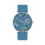 Coach Perry Floral Blue Dial Blue Leather Strap Watch for Women - 14503294 Authentic Buy Shop Now