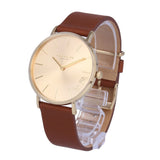Coach Perry Analog Gold Dial Brown Leather Strap Watch for Women - 14503331-C Authentic Buy Shop Now