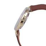 Coach Perry Analog Gold Dial Brown Leather Strap Watch for Women - 14503331-C Authentic Buy Shop Now