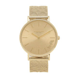 Coach Perry Gold Dial Gold Mesh Bracelet Watch for Women - 14503342 Authentic Buy Shop Now