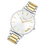 Coach Perry Silver Dial Two Tone Steel Strap Watch for Women - 14503347 Authentic Buy Shop Now