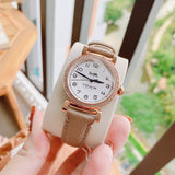 Coach Madison Diamonds White Dial Beige Leather Strap Watch for Women - 14503394 Authentic Buy Shop Now