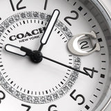 Coach Preston White Dial White Steel Strap Watch for Women - 14503462 Authentic Buy Shop Now