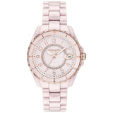 Coach Preston Pink Dial Pink Steel Strap Watch for Women - 14503463 Authentic Buy Shop Now