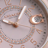 Coach Preston Pink Dial Pink Steel Strap Watch for Women - 14503463 Authentic Buy Shop Now