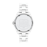 Coach Preston White Dial White Steel Strap Watch for Women - 14503464 Authentic Buy Shop Now