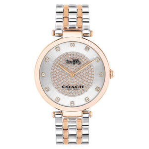 Coach Park Silver Dial Two Tone Steel Strap Watch for Women - 14503644 Authentic Buy Shop Now