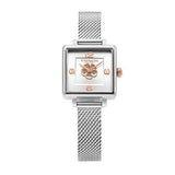 Coach Cass White Dial Silver Mesh Bracelet Watch for Women - 14503697 Authentic Buy Shop Now