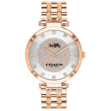 Coach Park Silver Dial Rose Gold Steel Strap Watch for Women - 14503735 Authentic Buy Shop Now