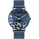 Coach Perry Blue Dial Blue Mesh Bracelet Watch for Women - 14503824 Authentic Buy Shop Now