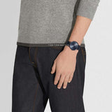 Coach Charles Blue Dial Blue Mesh Bracelet Watch for Men - 14602146 Authentic Buy Shop Now