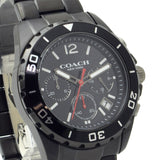 Coach Kent Chronograph Black Dial Black Steel Strap Watch for Men - 14602554 Authentic Buy Shop Now