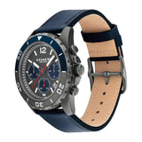 Coach Kent Grey Dial Blue Leather Strap Watch for Men - 14602558 Authentic Buy Shop Now