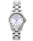 Marc Jacobs Henry Dinky Silver Dial Silver Steel Strap Watch for Women - MBM3198 Authentic Buy Shop Now