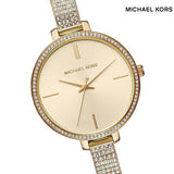 Michael Kors Jaryn Quartz Gold Dial Gold Steel Strap Watch For Women - MK3784 Authentic Buy Shop Now