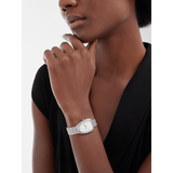 Bvlgari Serpenti Seduttori Diamonds Silver Dial Silver Steel Strap Watch for Women - SERPENTI103361 Authentic Buy Shop Now