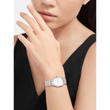Bvlgari Serpenti Seduttori Quartz White Dial Silver Steel Strap Watch for Women - SERPENTI103141 Authentic Buy Shop Now