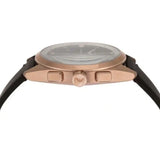 Emporio Armani Claudio Chronograph Blue Dial Brown Leather Strap Watch For Men - AR11554 Authentic Buy Shop Now
