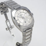Gucci GG2570 Silver Dial Silver Steel Strap Watch For Men - YA142308 Authentic Buy Shop Now