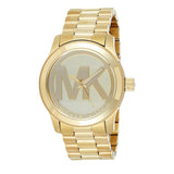 Michael Kors Runway Gold Dial Gold Steel Strap Watch for Women - MK5473 Authentic Buy Shop Now