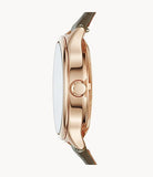 Fossil Suitor Mechanical Grey Dial Grey Leather Strap Watch for Women - BQ3265 Authentic Buy Shop Now