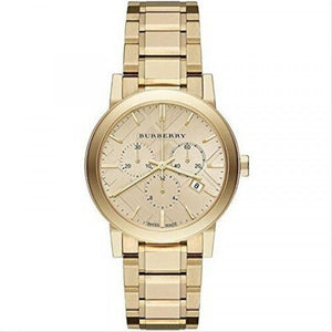 Burberry The City Gold Dial Gold Steel Strap Watch for Women - BU9753 Authentic Buy Shop Now