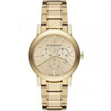 Burberry The City Gold Dial Gold Steel Strap Watch for Women - BU9753 Authentic Buy Shop Now