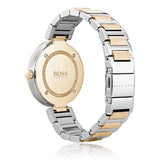 Hugo Boss Allusion Quartz Silver Dial Two Tone Steel Strap Watch For Women - 1502417 Authentic Buy Shop Now
