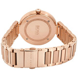 Hugo Boss Allusion Rose Gold Dial Rose Gold Steel Strap Watch For Women - 1502418 Authentic Buy Shop Now