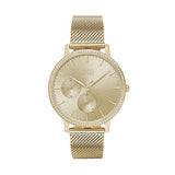 Hugo Boss Infinity Gold Dial Gold Mesh Bracelet Watch for Women - 1502520 Authentic Buy Shop Now