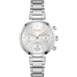 Hugo Boss Flawless Silver Dial Silver Steel Strap Watch for Women - 1502530 Authentic Buy Shop Now